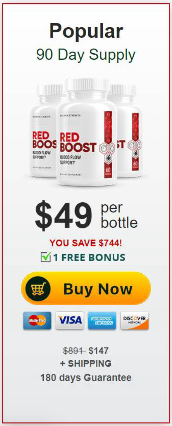Red Boost - 3 bottles